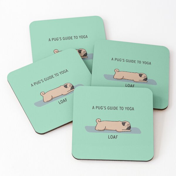 Item preview, A Pugs Guide to Yoga - Loaf designed and sold by FabiolaSantos.