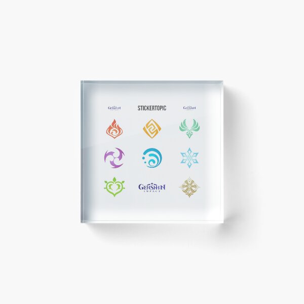 Item preview, Genshin Impact Pack designed and sold by stickertopic.