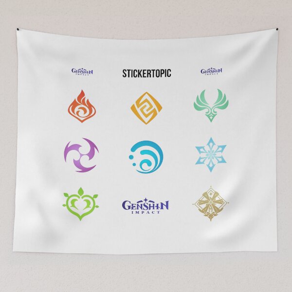 Item preview, Genshin Impact Pack designed and sold by stickertopic.