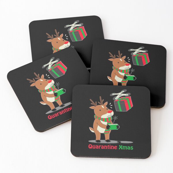 Item preview, Cute Funny Reindeer Quarantine Christmas Drone Remote Gift Present Delivery designed and sold by UrTops.
