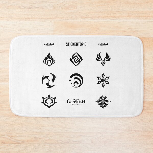 Item preview, Genshin Impact Black Pack designed and sold by stickertopic.