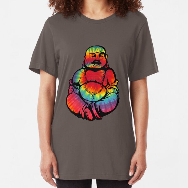 Tie-Dye Buddha 2 Slim Fit T-Shirt
