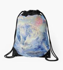skoll - watercolor Drawstring Bag