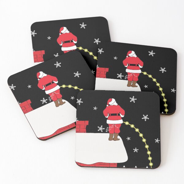 Item preview, Inappropriate Christmas Santa pee designed and sold by aruncvr.