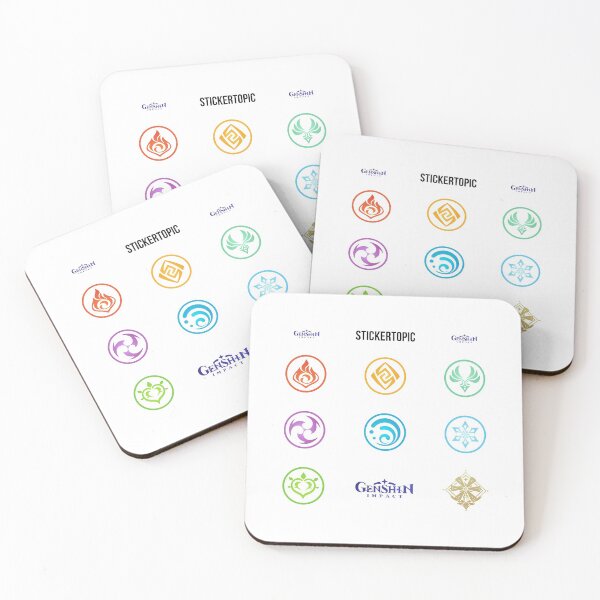 Item preview, Genshin Impact Circle Pack designed and sold by stickertopic.