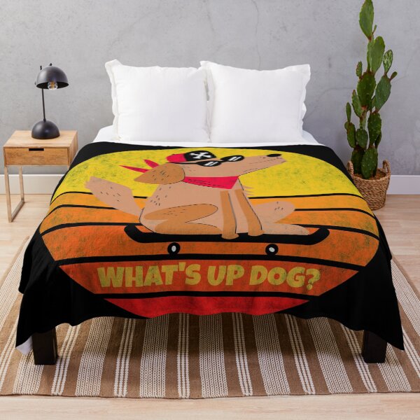 Item preview, What's Up Dog Skater Distressed designed and sold by Coder-T.