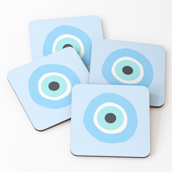 Item preview, Light Blue Evil Eye designed and sold by TheEyeAmongUs.