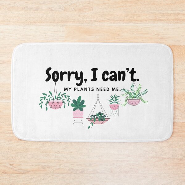 Item preview, Sorry I can’t my plants need me - horticulturist Love Gardening Funny Design Farming Gardener Farmer Growing Vegetables Hydroponics Vegan Roses Plant Herbalist Hemp designed and sold by CJCTEES.