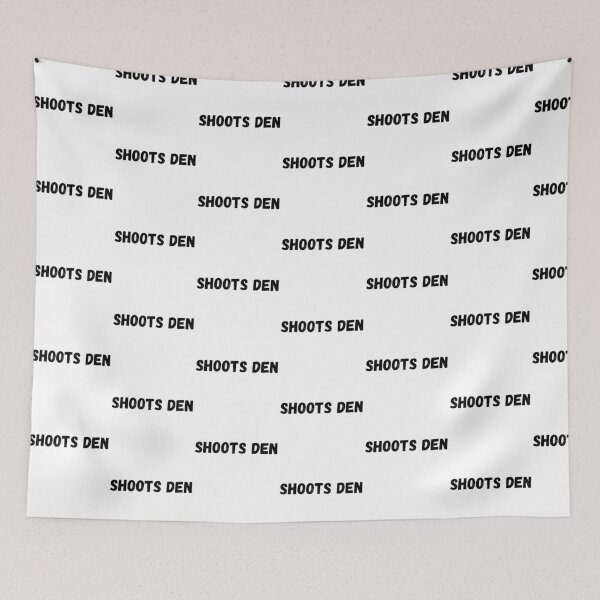 Item preview, shoots den hawaii slang sticker black and white designed and sold by maplunk.
