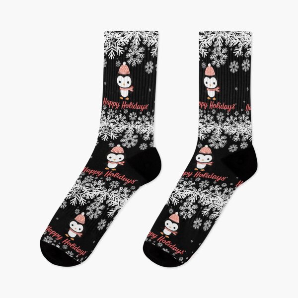 Item preview, Happy Holidays Penguin designed and sold by Mamalia.