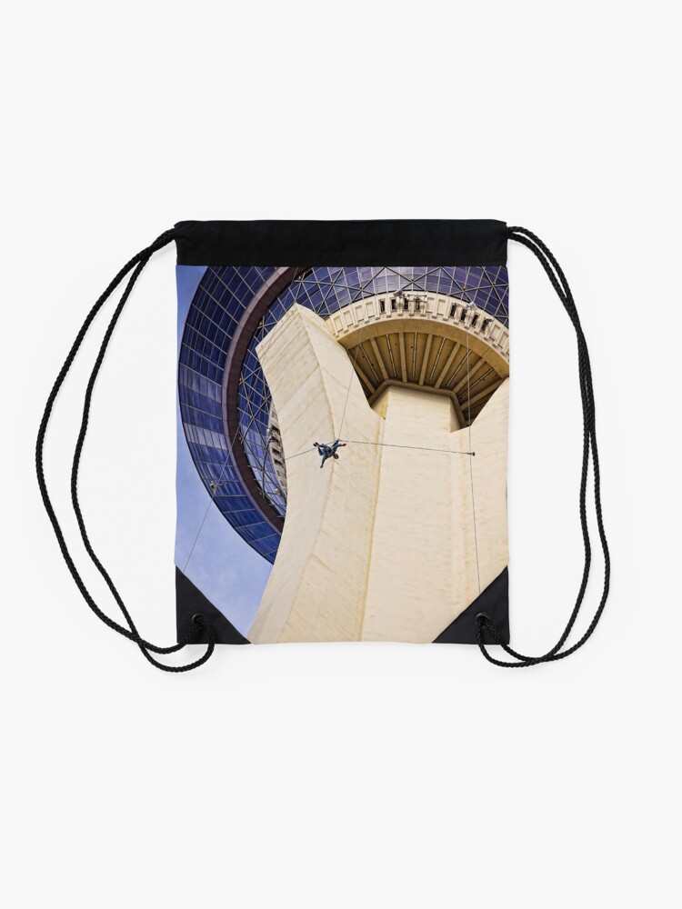 Alternate view of Stratosphere Tower Jumper Las Vegas Drawstring Bag