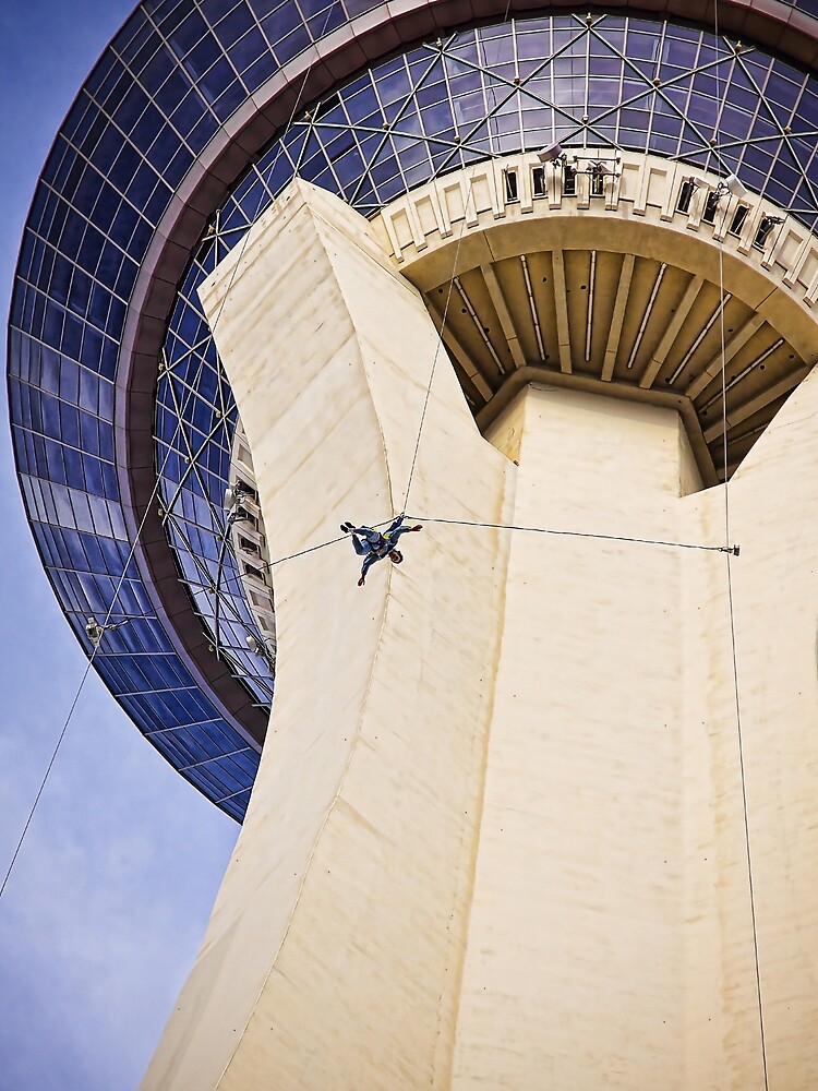 Thumbnail 5 of 5, Graphic T-Shirt, Stratosphere Tower Jumper Las Vegas designed and sold by travelways.