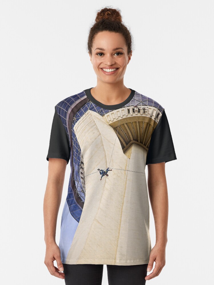 Thumbnail 2 of 5, Graphic T-Shirt, Stratosphere Tower Jumper Las Vegas designed and sold by travelways.