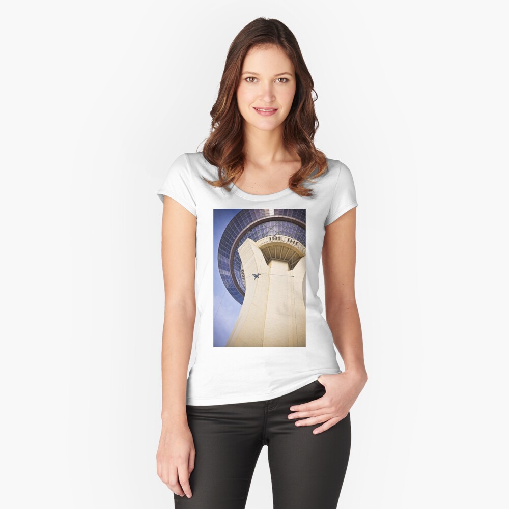 Item preview, Fitted Scoop T-Shirt designed and sold by travelways.