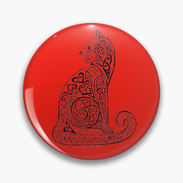 Item preview, Celtic Cat #8 Red designed and sold by ingridthecrafty.