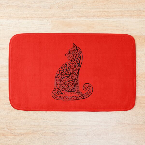 Item preview, Celtic Cat #8 Red designed and sold by ingridthecrafty.