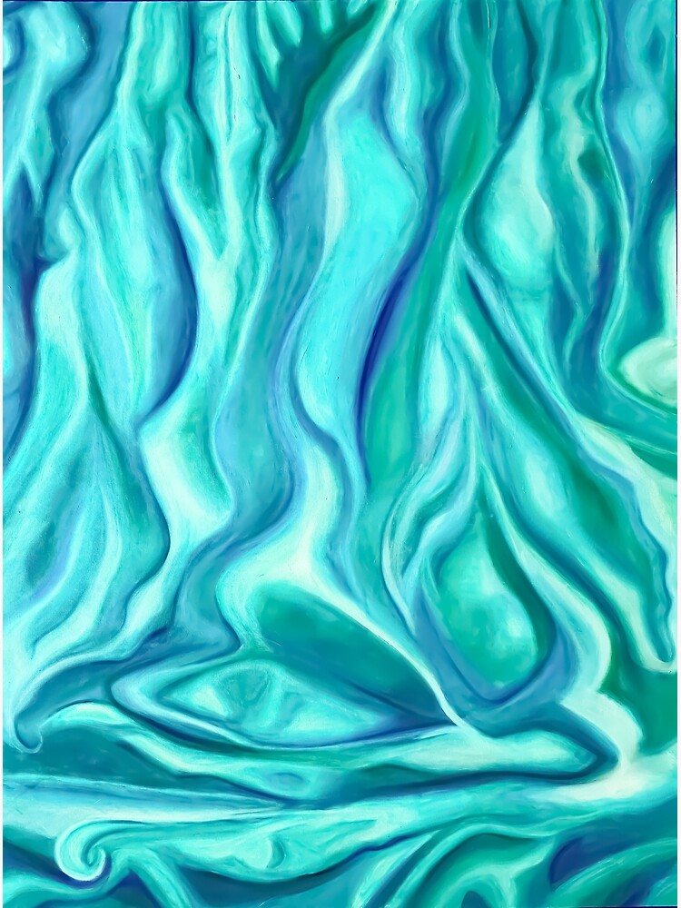 "Light Green Teal Abstract" Poster for Sale by LucindaSaint Redbubble