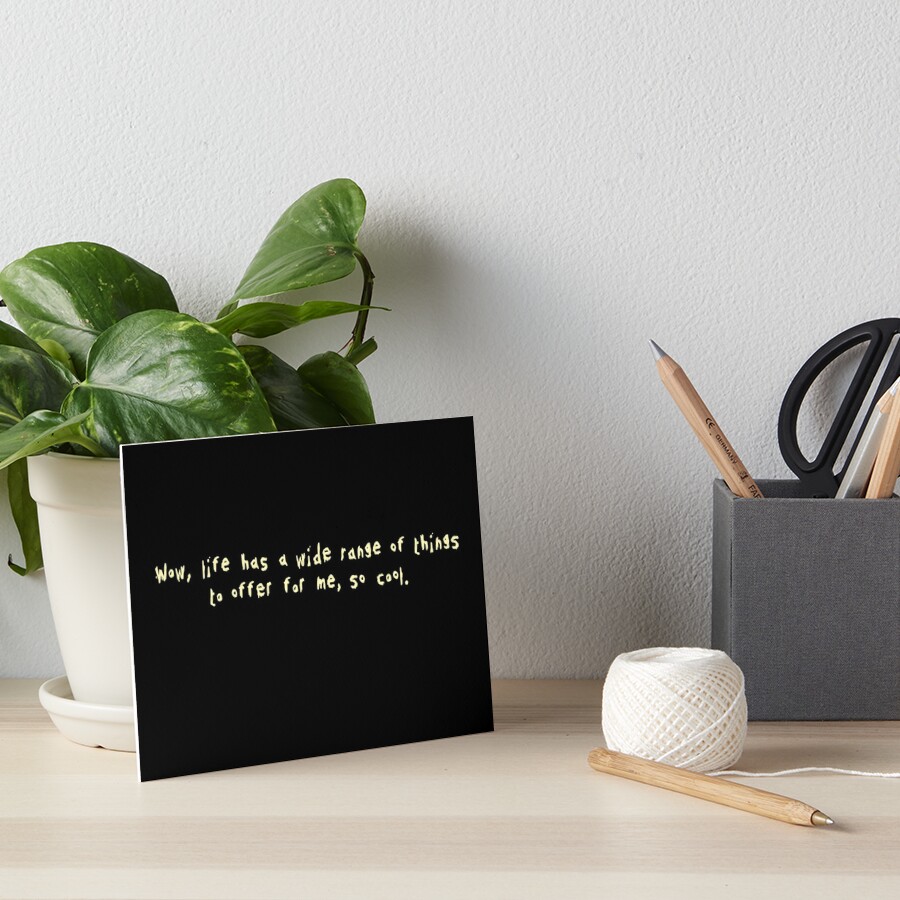 Positive funny quote about life" Art Board Print for Sale by ImpulSee |  Redbubble