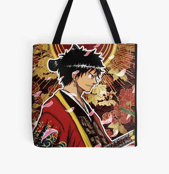 One Piece Tote Bags Redbubble