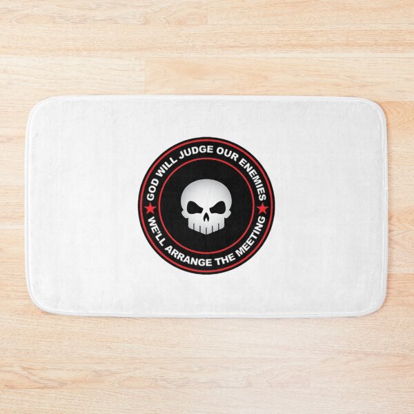 Item preview, god will judge our enemies we'll arrange the meeting designed and sold by Chocolate Milk.