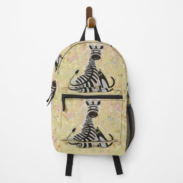 Item preview, ZEBRA WITH CAT designed and sold by Jean Gregory Evans.