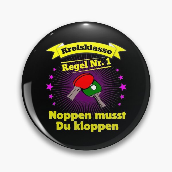 Item preview, Table tennis knobs knobs circle class rule designed and sold by Shirt-Scheune.
