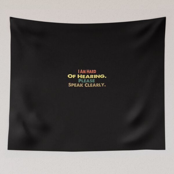 Item preview, I am Hard of Hearing Please Speak Clearly  designed and sold by geek  designer™.