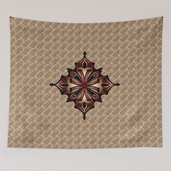Item preview, abstract floral colored background pattern designed and sold by ErhanArt.
