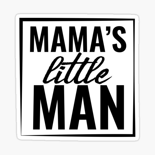 Download Mamas Little Boy Stickers Redbubble