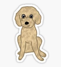 Cute Lil' Fuzzy Pup :3 Sticker