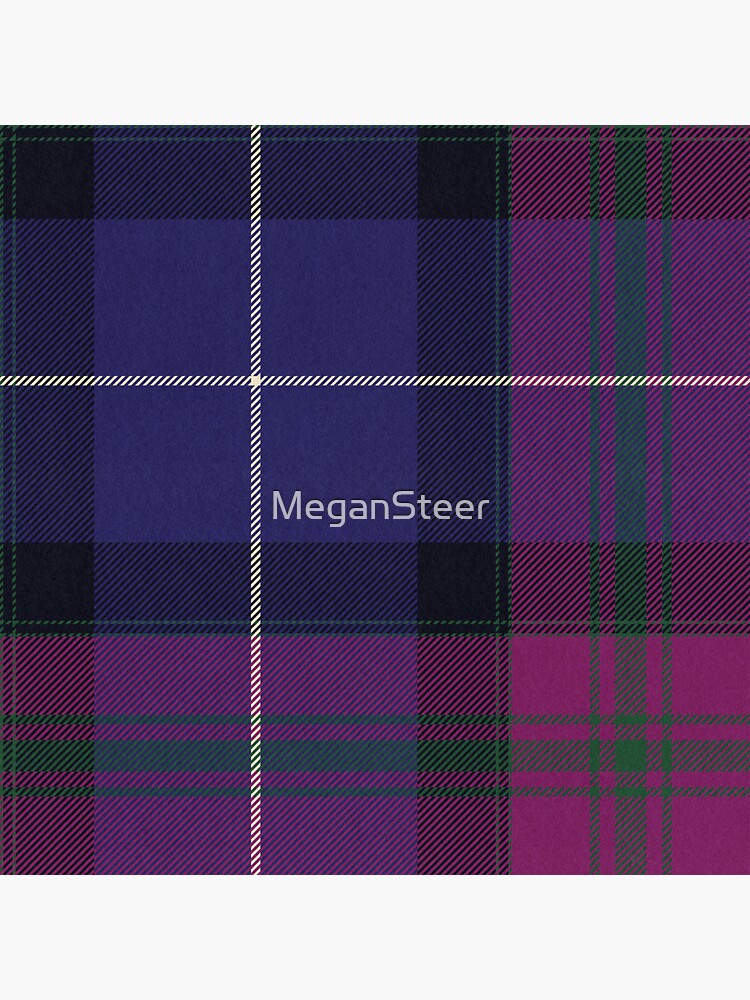Thumbnail 3 of 3, Sticker, Pride of Scotland Tartan Pattern designed and sold by MeganSteer.