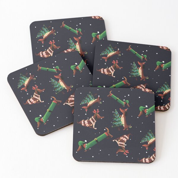 Item preview, Sausage Dog Xmas Party  designed and sold by flockadoodle.