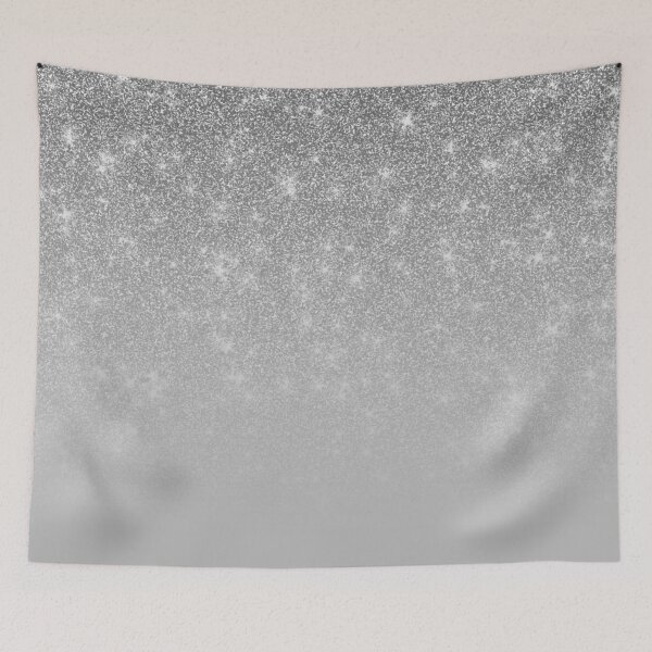 Item preview, Glam Silver Grey Ombre Gradient designed and sold by Julie Erin Designs.
