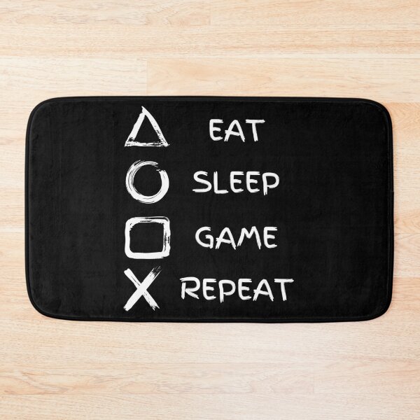 Item preview, Eat Sleep Game Repeat designed and sold by vibrantyy.