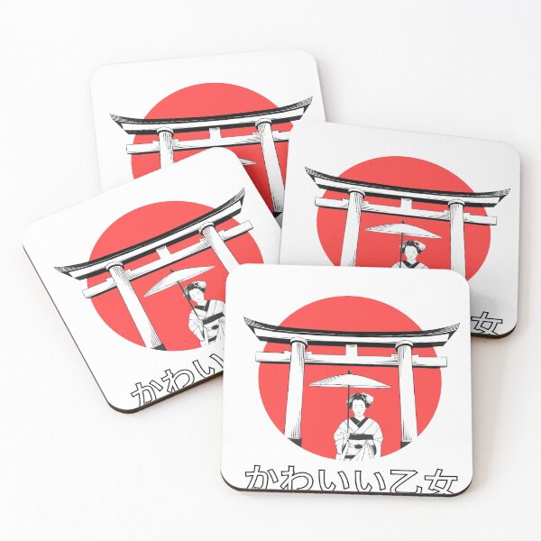 Item preview, Red Sun Geisha - Inspiración japonesa 2 designed and sold by Aldo Daci.
