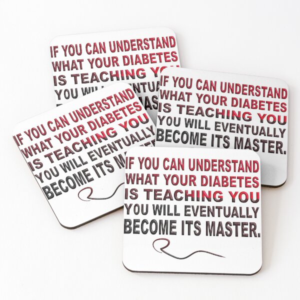 Item preview, BECOME THE MASTER OF YOUR DIABETES - DIABETES CAN CURE - HAPPY WORLD DIABETES DAY designed and sold by Ralek.