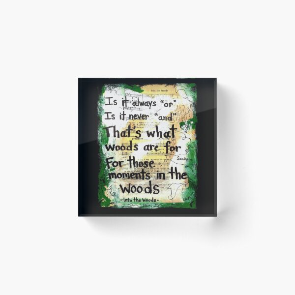 Item preview, Into the woods broadway musical theatre moment designed and sold by LexiconOfLove.