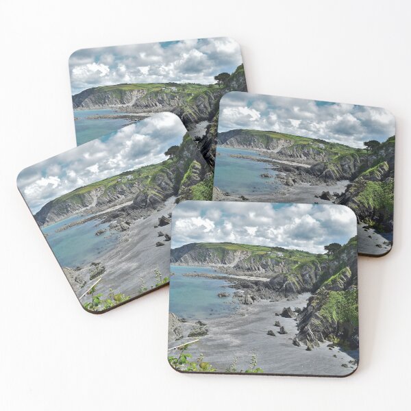 Item preview, View from the South West Coast Path between Ilfracombe and Woolacombe, Devon, England, U designed and sold by Emma Kimberley.