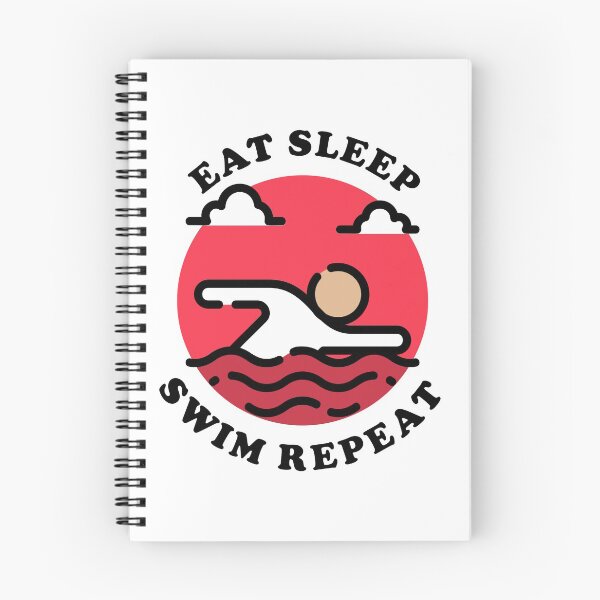 Item preview, Eat Sleep Swim Repeat designed and sold by vibrantyy.