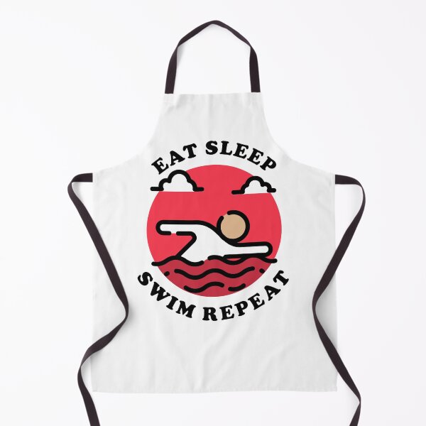 Item preview, Eat Sleep Swim Repeat designed and sold by vibrantyy.