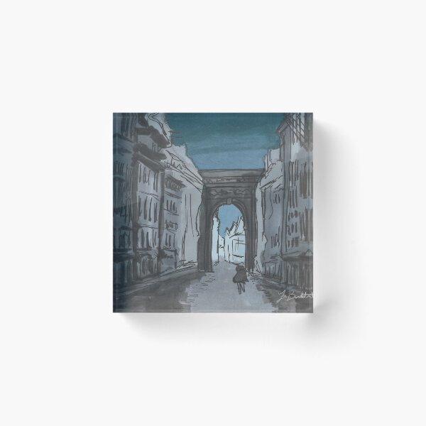 Item preview, Rue St Denis, Paris, France illustration from "The Chronicles of the Deathless Stray" designed and sold by FoxBanditArt.