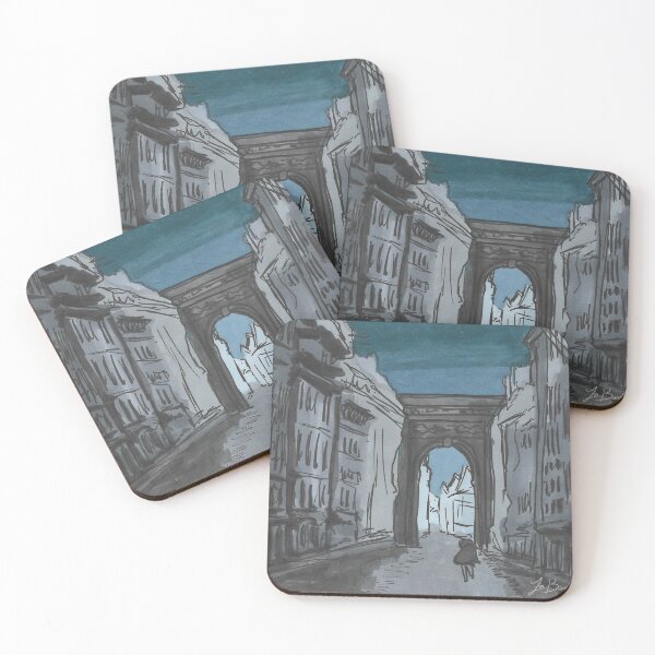 Item preview, Rue St Denis, Paris, France illustration from "The Chronicles of the Deathless Stray" designed and sold by FoxBanditArt.