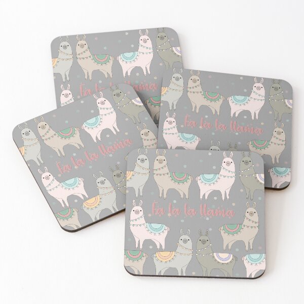 Item preview, Festive llamas designed and sold by katjaberardino.