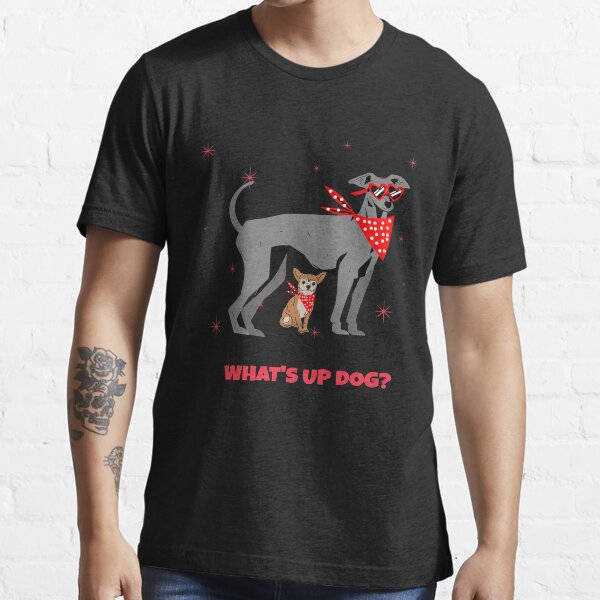 "What's Up Dog Red" Tshirt for Sale by CoderT Redbubble whats up