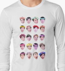 Dan and Phil- Flower Crowns Long Sleeve T-Shirt