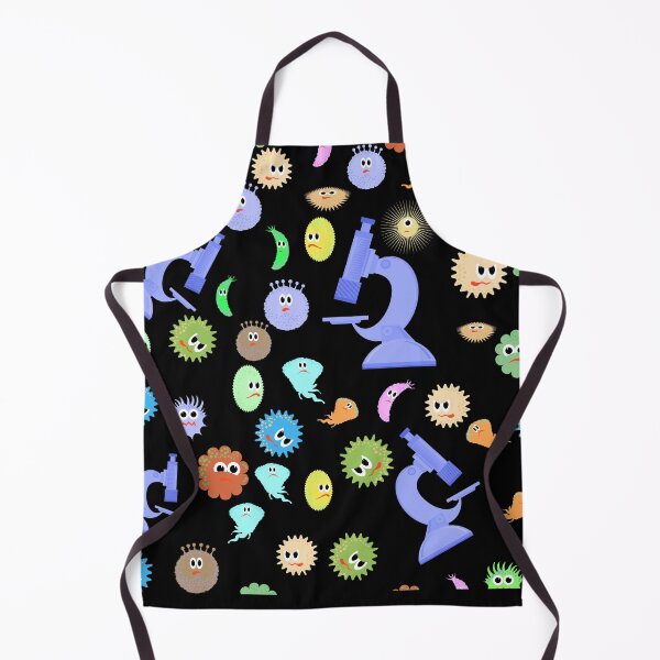 Item preview, Cartoon Microbes pattern designed and sold by osamamohamad.
