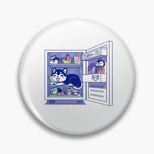 Item preview, Husky chilling in a fridge designed and sold by freeminds.