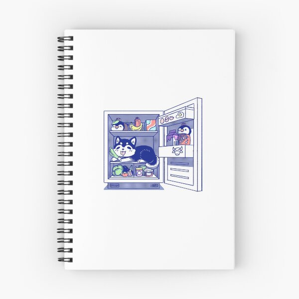 Item preview, Husky chilling in a fridge designed and sold by freeminds.