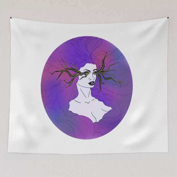 Item preview, Purple Storm Goddess designed and sold by AvalonUnmuzzled.