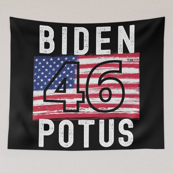 Item preview, Biden 46 (46th) POTUS and US American flag. US Presidential Election 2020 designed and sold by JellyBeenzz.